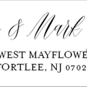 Overlay Return Address Label