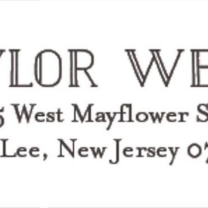 Painted Floral Return Address Label
