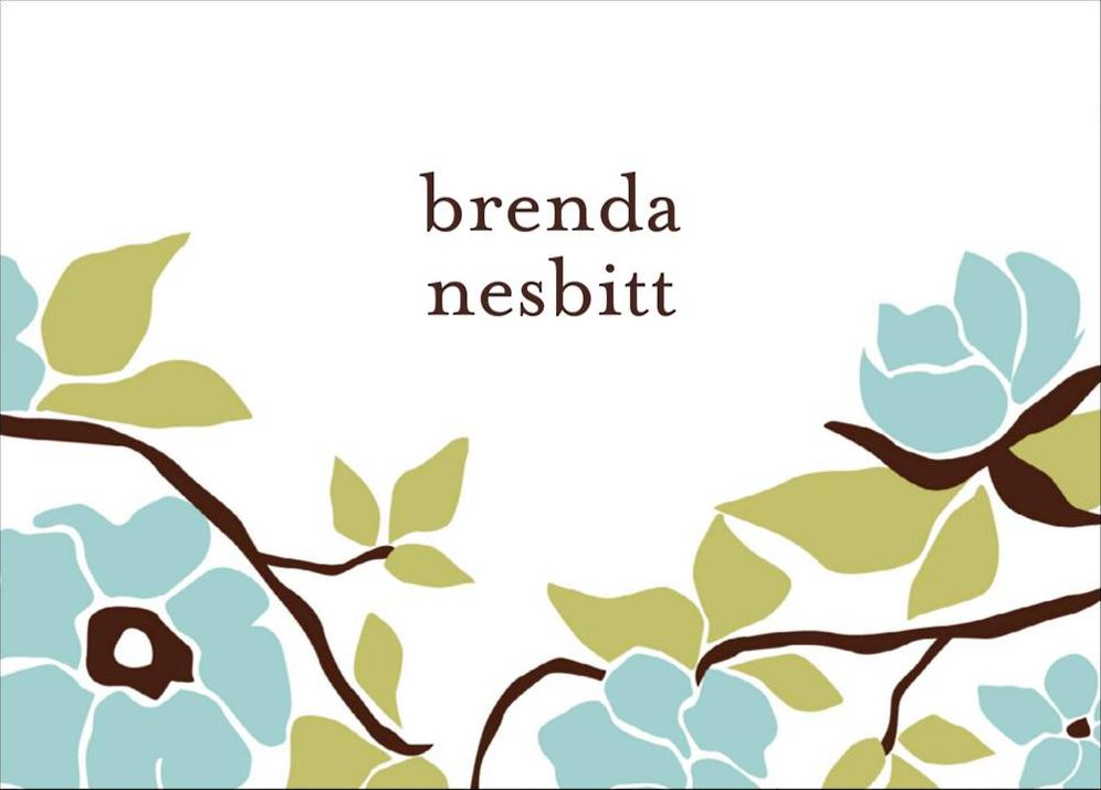 Almond Branch 4 Bar Stationery