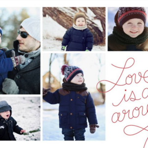 Love is All Around Photo Card