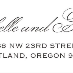 Antique Elegance Return Address Label