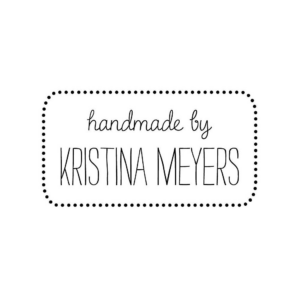 Handmade Dot Border Custom Stamp