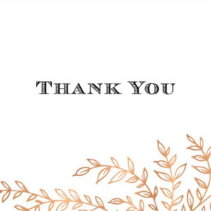 Foil Leaves Stationery