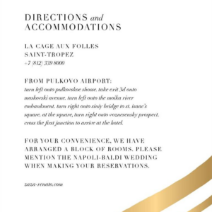 Cherish Foil Information Card