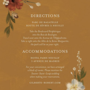 Van Vliet Information Card