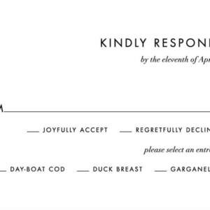 Vivid Florals Response Card