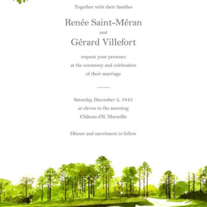 Augusta Wedding Invitation