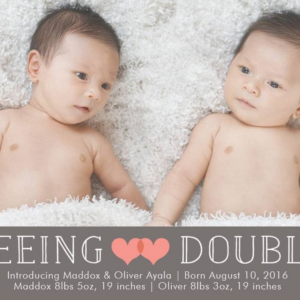 619420133.png Seeing Double Birth Announcement