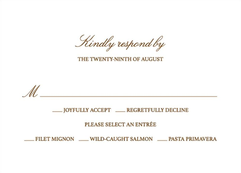 Spring Orchard Response Card