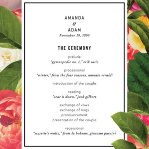 Lanai Floral Program