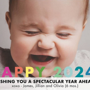 Happy 2017 Holiday Photo Card Horizontal