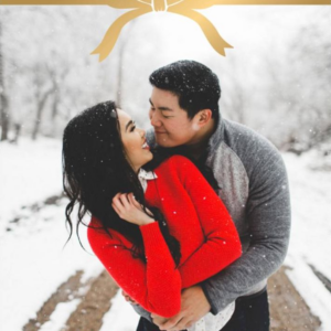 Bow Foil Holiday Photo Card