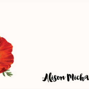 Botanical Flower A6 Stationery