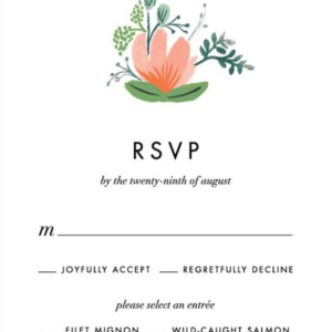 Wrapped in Wildflowers Response Card