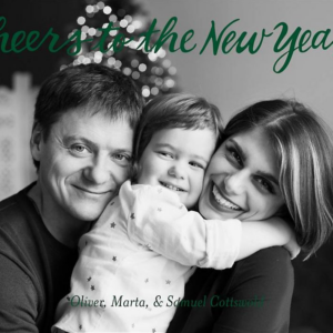 Cheers New Year Photo Card Top