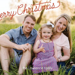 619421256.png Merry Christmas Angle Photo Card Horizontal