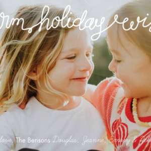 Warm Holiday Postcard