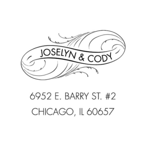 Victorian Banner Custom Stamp Set