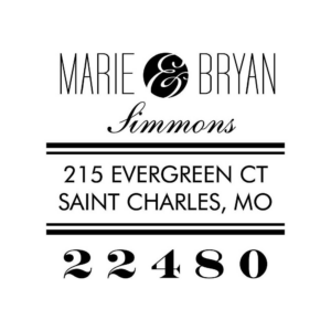 Fanciful Ampersand Custom Stamp Set