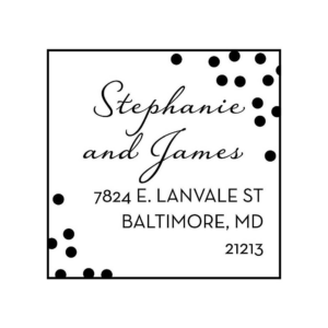 Confetti Custom Stamp Set