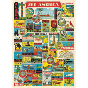 619421785.png See America Collage Flat Wrap