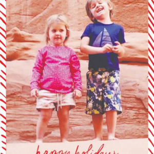 Candy Stripe Holiday Photo Card