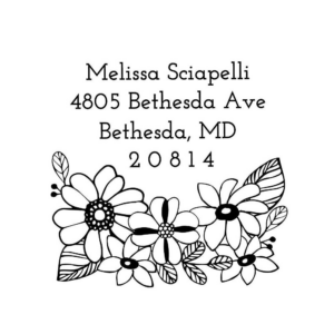 619421796-1.png Sketch Flower Custom Stamp