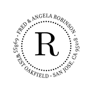 619421876-1.png Dotted Circle Monogram Custom Stamp Set