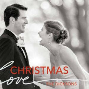 Foil Stamped Love Horizontal Holiday Photo Card