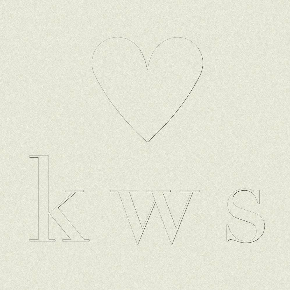 Monogram Heart Embosser Plate