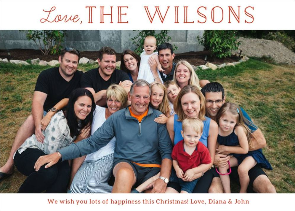 Learning Curve Holiday Photo Card Horizontal