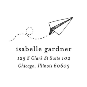 619422044-1.png Paper Plane Address Stamp Plate