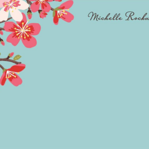Cherry Blossom A6 Stationery