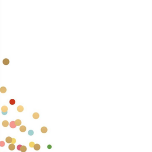 619422143.png Gold Foil Rainbow Confetti A6 Stationery