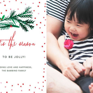 Tis the Season to Be Holly Photo Card