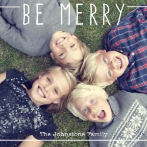 Be Merry Border Holiday Photo Card