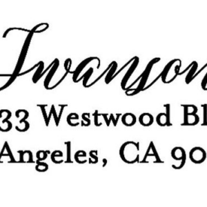 Willow Return Address Label