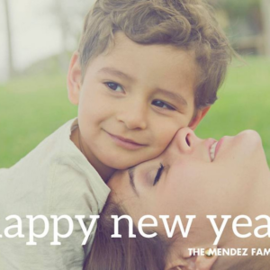 Happy New Year Simple Horizontal Photo Card