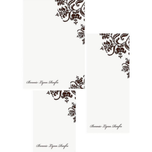 Colonial Stencil Mixed Personalized Notepads