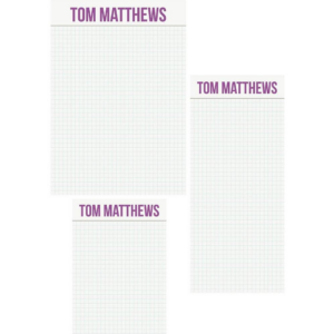 619422663.png Grid Mixed Personalized Notepads
