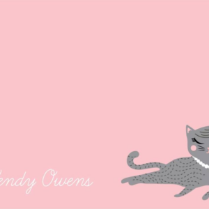 Cat-itude Custom Stationery