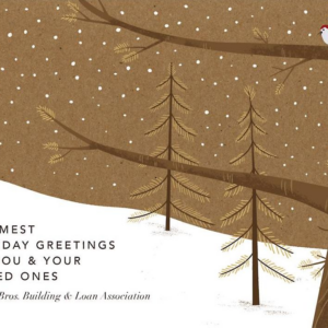 Holiday Songbird Photo Card