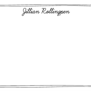 Border Lines A6 Stationery