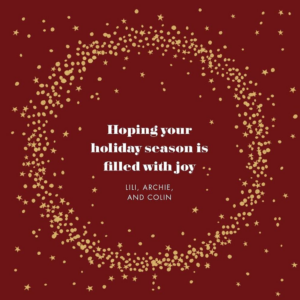 Wreath of Stars Holiday Card
