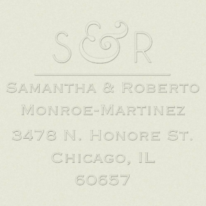 619422861.png Return Address Embosser - Modern Ampersand