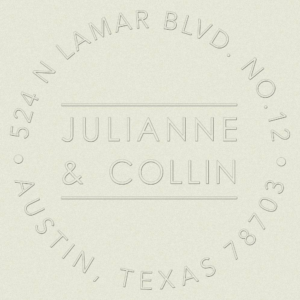 619422888.png Return Address Embosser - Framed Ampersand Caps Couple