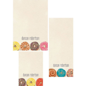 619422893.png Donuts Mixed Personalized Notepads