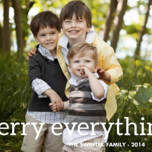 Merry Everything Simple Holiday Photo Card