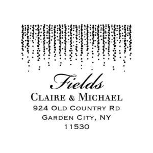 Chandelier Custom Stamp Set