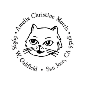 Cat Circle Custom Stamp Set